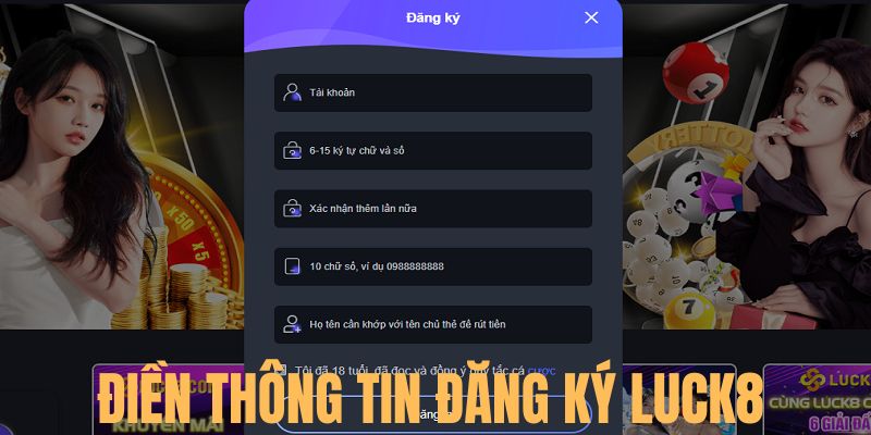 Đăng ký Luck8 cần đáp ứng một số điều kiện nhất định